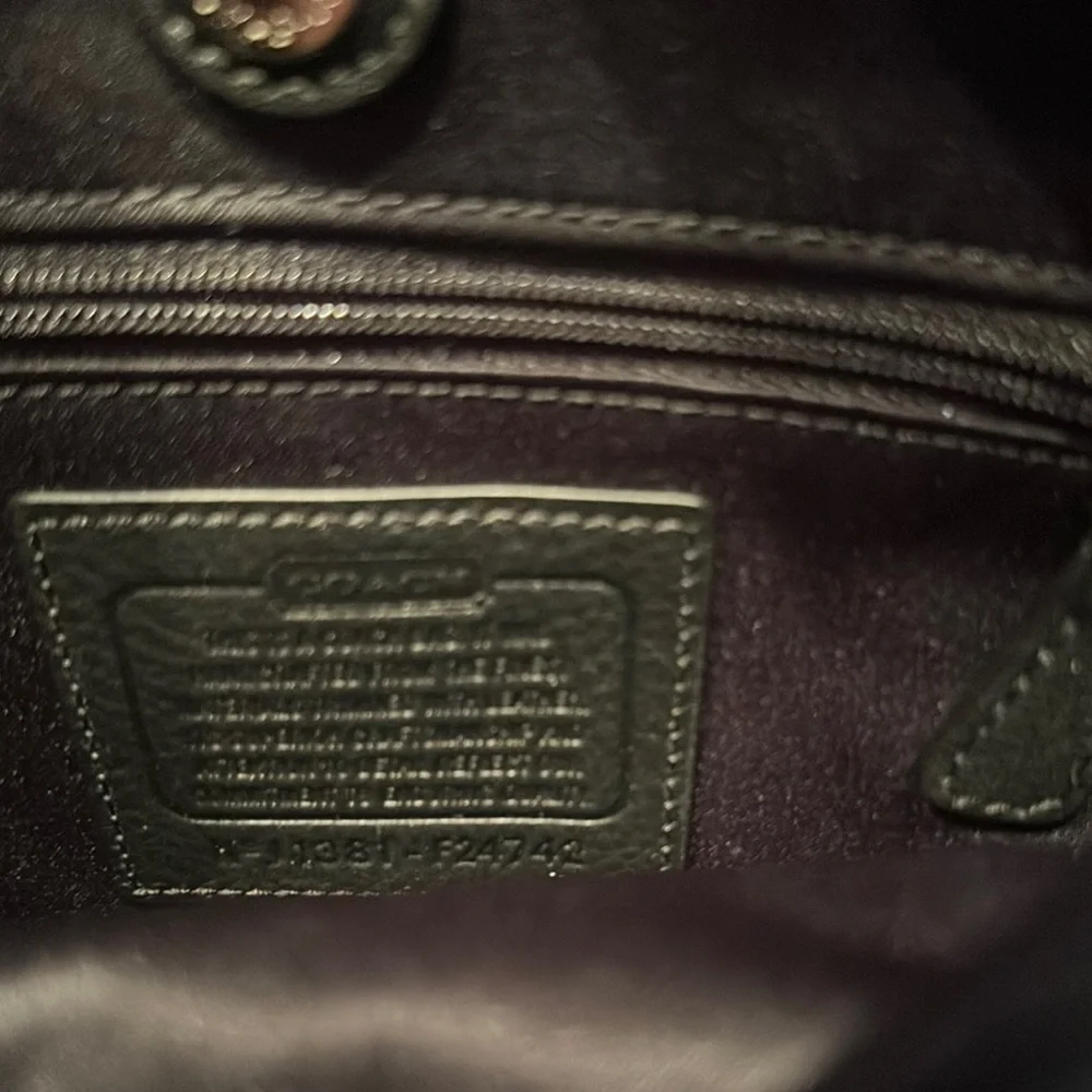 Coach Black Shoulder Bag